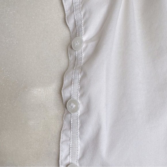 Per Se Button-Up Cap Sleeve Blouse - Picture 4 of 7